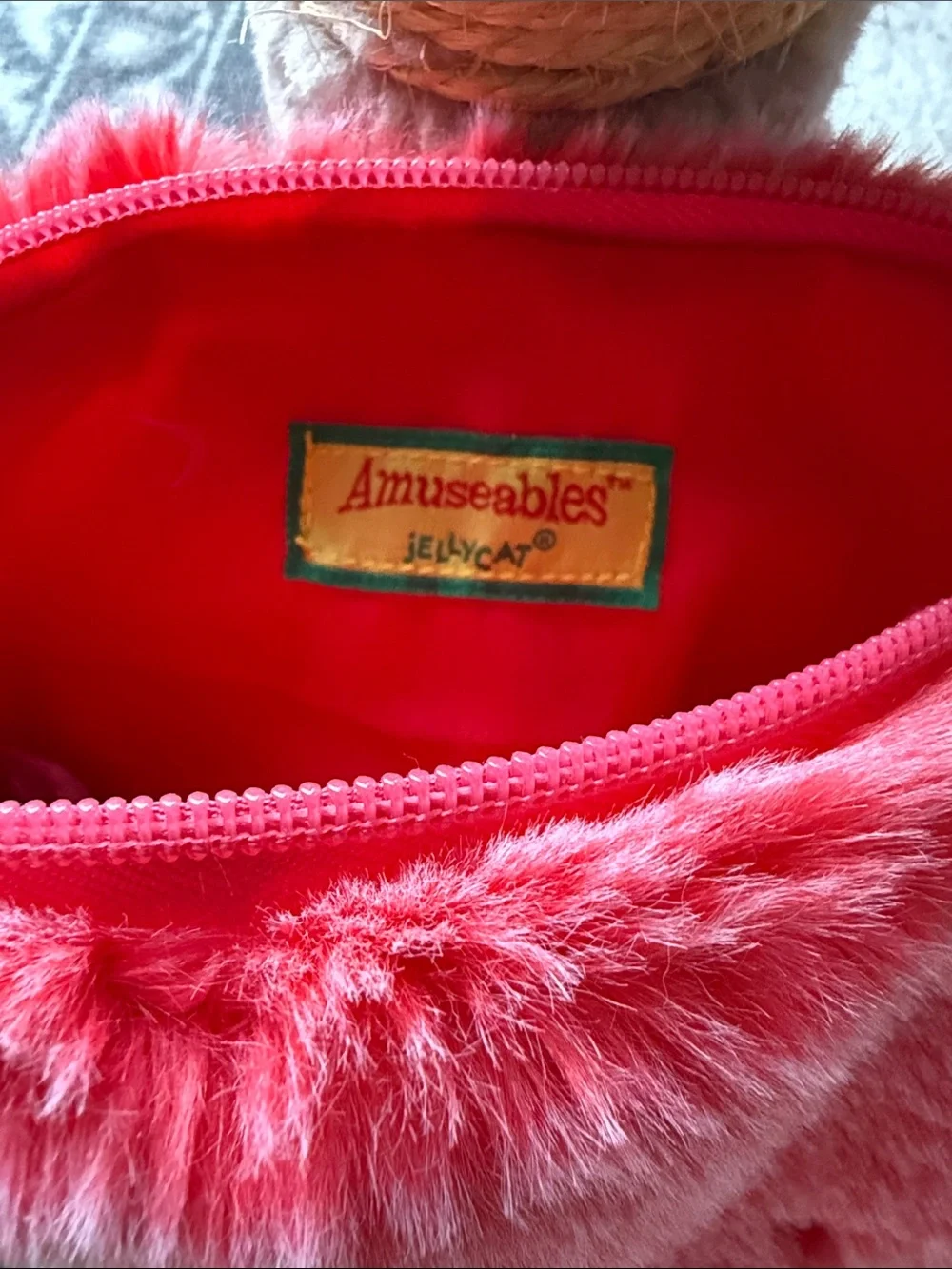 Jellycat Plush Watermelon Crossbody Bag - Pink & Green